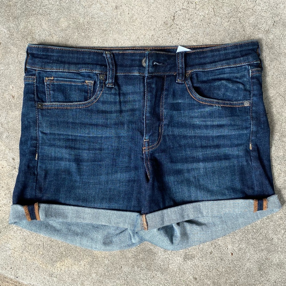 Denim Midi Shorts size 12 | American Eagle